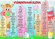 Tabulka A4 Vyjmenovaná slova, Věta a souvětí