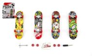 Skateboard prstový šroubovací 10cm s doplňky