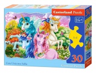 Puzzle Castorland 30 dílků - Jednorožci 