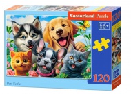 Puzzle 120d.Castor - Zvířecí selfie