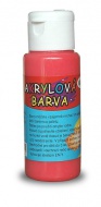 Akrylová barva 60ml - červená - zvětšit obrázek