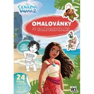 Omalovánky A4 se samolepkami Vaiana 2 - zvětšit obrázek