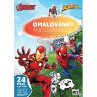 Omalovánky A4 se samolepkami Marvel - zvětšit obrázek