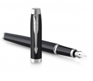 Parker Royal IM Matte Black CT  Plnicí pero -F-