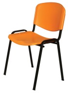 Jídelní židle ISO plast-oranžová - zvětšit obrázek