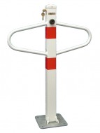 Parkovací zábrana M sklopná-bílá - zvětšit obrázek