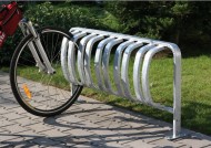 Stojan na kola, 5 stání, 125 cm