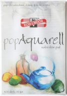 KOH-I-NOOR pop AQUARELL, 10 listý bílý blok akvarelový A2, akvarele + tempery + tuš