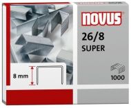 NOVUS 26/8 SUPER, spony do sešívačky 1000 ks