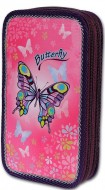Školní penál 2 patra Butterfly