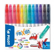 Fixy frixion Colors gumovatelné, sada 12 barev