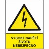 Plastov tabulka A4 Vysok napt ivotu nebezpeno