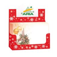Obálka dárková vánoční C6 mix ARIA - zvětšit obrázek