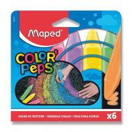 Chodníkové křídy MAPED - 6 barev 