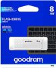 Goodram USB flash disk, USB 2.0, 8GB, UME2,  UME2-0080W0R11, USB A, s krytkou