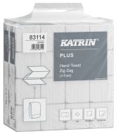 Ručník papírový skládaný KATRIN PLUS ZZ, Handy Pack, 1 vrstva, 6000ks