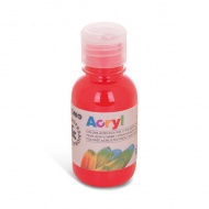 Akrylová barva 125 ml, červená - zvětšit obrázek