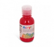 Akrylová barva 125 ml, karmínově červená - zvětšit obrázek