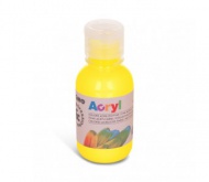 Akrylová barva 125 ml, žlutá