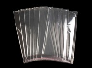 PP sáček s lepicí klopou 22x35 cm transparent, 100 ks - zvětšit obrázek