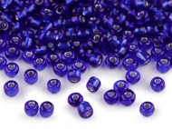 Rokajl 6/0 - 4 mm s průtahem 28 modrá tmavá, 50 g