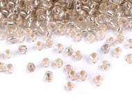 Rokajl 8/0 - 3 mm s průtahem 21 stříbrná světlá, 50 g