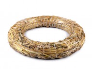 Slaměný věnec 35 cm