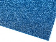 Samolepicí pěnová guma Moosgummi s glitry 20x30 cm 12 modrá, 2 ks - zvětšit obrázek