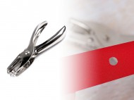 Děrovací kleště kolečka 6 mm na kůži, papír a karton