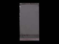 PP sáček s lepicí klopou 7x10 cm transparent, 100 sáček - zvětšit obrázek